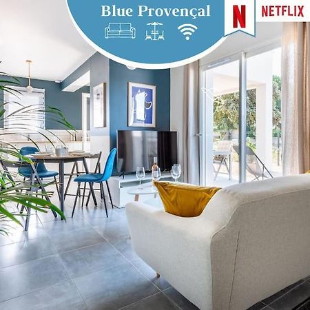 ☆ Blue Provencal Appartement ☆ Morieres-les-Avignon Bagian luar foto