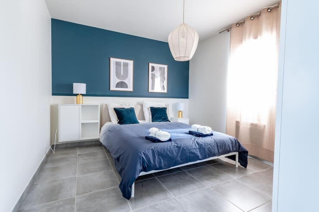 ☆ Blue Provencal Appartement ☆ Morieres-les-Avignon Bagian luar foto