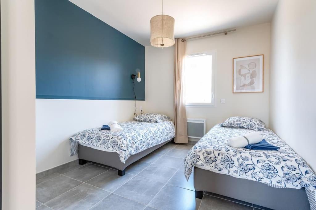 ☆ Blue Provencal Appartement ☆ Morieres-les-Avignon Bagian luar foto